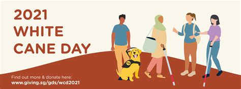 Guide Dogs Singapore Celebrates White Cane Day 2021 To Commemorate The