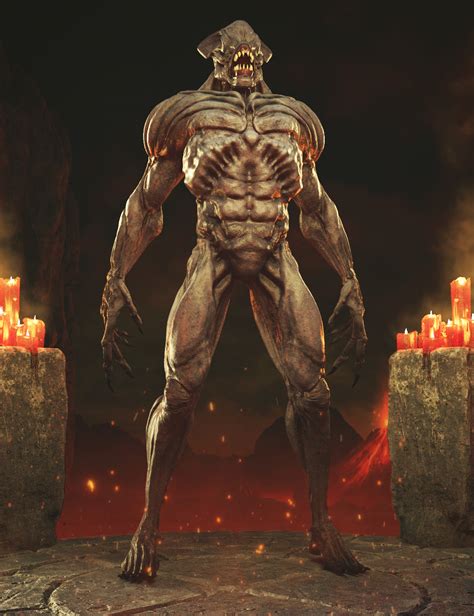 Doom Demon Hd For Genesis 8 Male Daz 3d