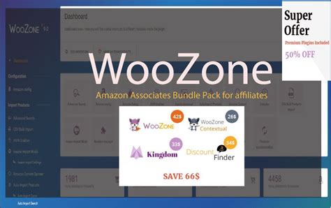 Woozone plugin is the most popular amazon/ebay affiliate woocommerce plugin for wordpress based website. WordPress WooZone - Amazon Associates Bundle Pack for ...