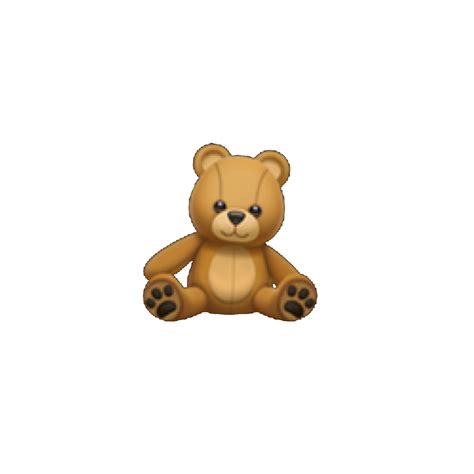 Emoji Iphoneemoji Bear Cute Bearemoji Kawaii Orso Orsetto
