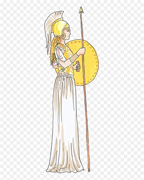 Athena Greek Goddess Drawing Easy Img Clam