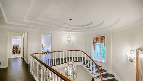 Deco Style Moulding Over The Stair Of This Classic 1920s Estate Are