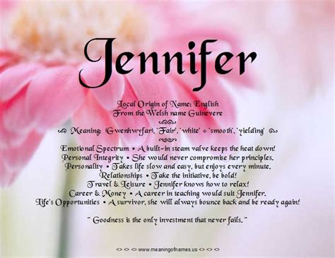 What Does The Name Jennifer Mean In The Bible Jennifer