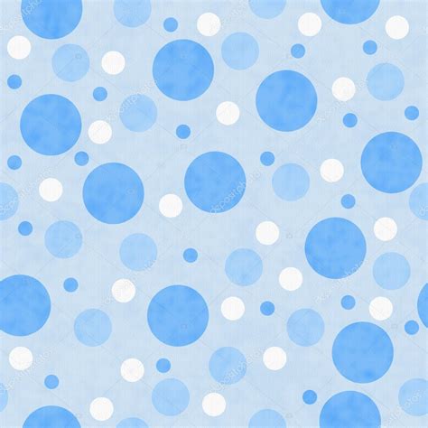 Blue And White Polka Dot Fabric Background ⬇ Stock Photo Image By