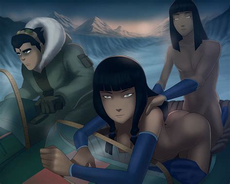 Rule 34 Armband Ass Avatar The Last Airbender Black Hair Blue Eyes Bolin Breasts Brother And