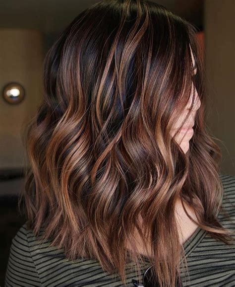 60 Hairstyles Featuring Dark Brown Hair With Highlights Balayage