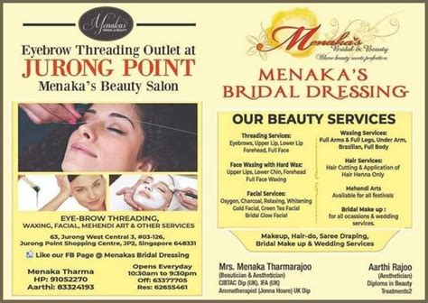 Menakas Beauty Salon In Singapore Shopsinsg