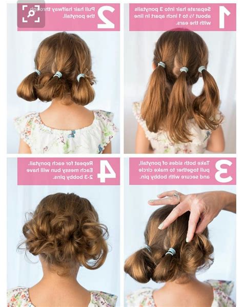 2022 Popular Updo Hairstyles For Little Girl With Short Hair