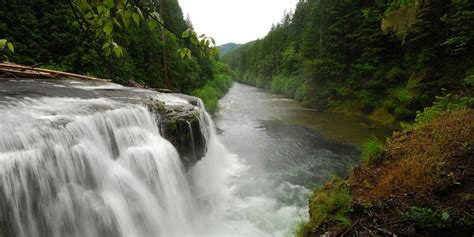 Lower Falls Campground Lewis River Falls Ford Pinchot National