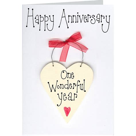 Personalised Wedding Anniversary Card By Country Heart