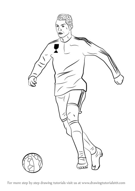 Cristiano Ronaldo Cartoon Drawing