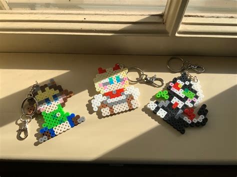 Perler Bead Dream Smp Keychains Etsy Canada