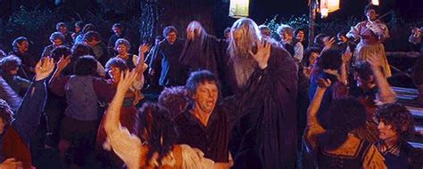 Lord Of The Rings Dancing   Rings Lord Fellowship Ring S Year