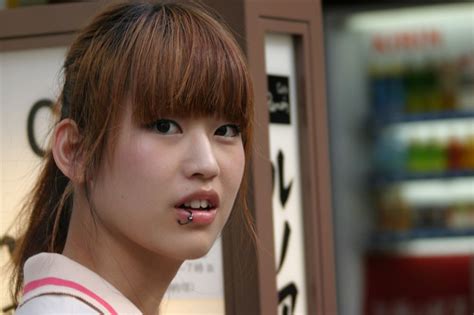 Girl With Piercing Japan © Eric Lafforgue Ericlafforg Flickr