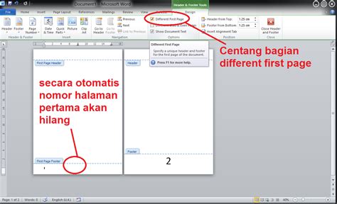 Cara Buat No Halaman Di Word Kumpulan Tips