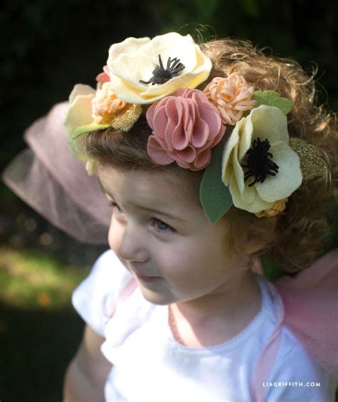 Fairy Felt Flower Headband Felt Flower Headband Felt Flowers Fairy