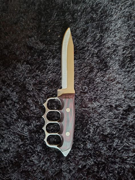 My Modern Take On The Trench Knife This Is My 4th Build Im Really
