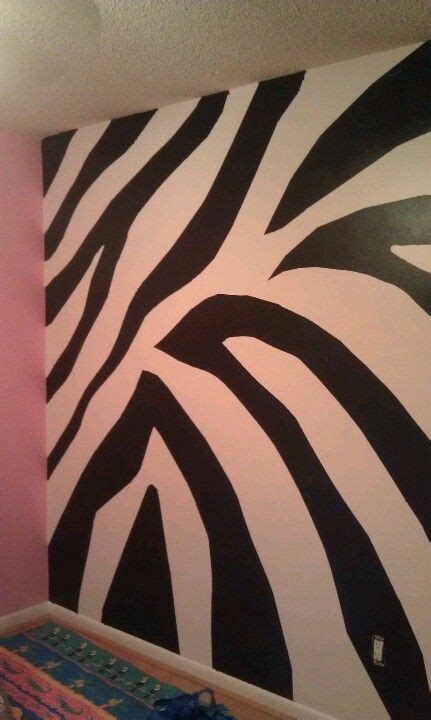 Zebra Wall More Zebra Print Bedroom Zebra Bedroom Decor Zebra Print