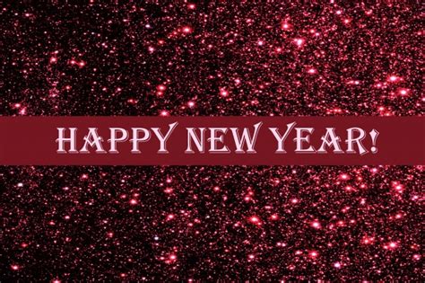 Burgundy Glitter Happy New Year Free Stock Photo Public Domain Pictures
