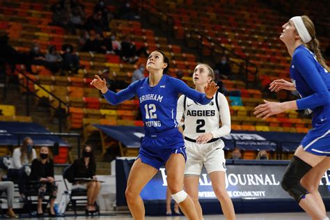Byu Women S Basketball Bounces Back With Road Win Over Utah State