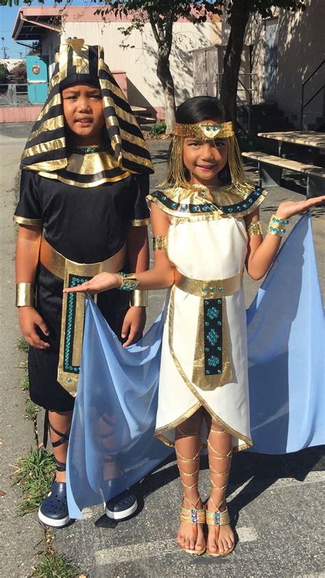 Diy King Tut Costume And Cleopatra Egyptian Costume Kids Cleopatra