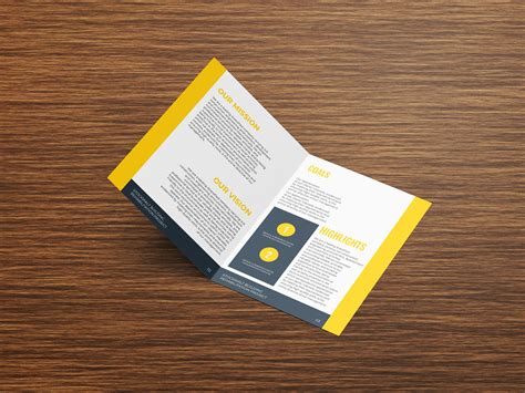 Bi Fold Marketing Brochure A4 Psd Ai Template By Graphicques Codester