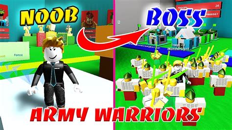 New Update Noob To Boss Of Army Warriors In Army Control Simulator