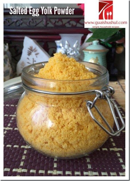 Add in 35g of knorr golden salted egg cooking powder and stir over low heat till foaming is foamed. Homemade Salted Egg Yolk Powder (家居自制金莎粉， 咸蛋黄粉） | Salted ...