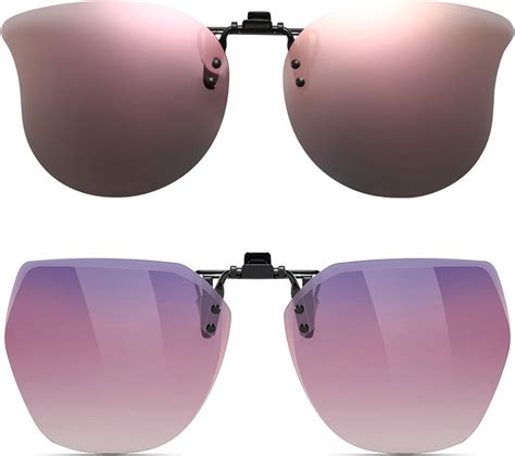 Amazon Com Caxman Polarized Clip On Sunglasses Over Prescription