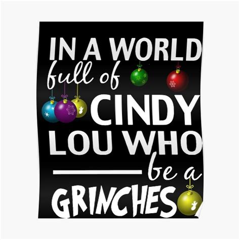 Cindy Lou Who Posters Redbubble