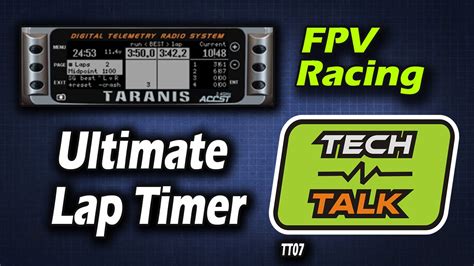 Fpv Racing Godronexs Ultimate Lap Timer For Taranis Turnigy 9x Youtube