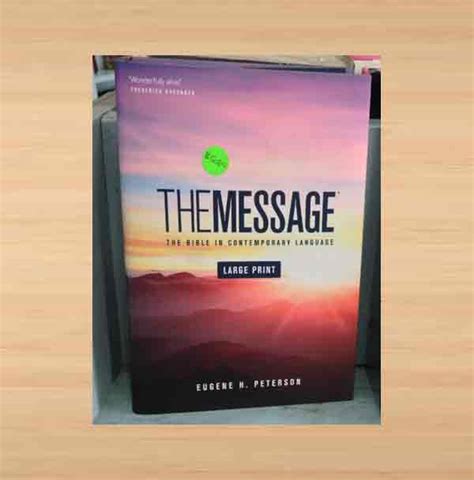 The Message Bible Large Print