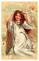 Victorian Angel | Victorian angels, Illustration, French postcard