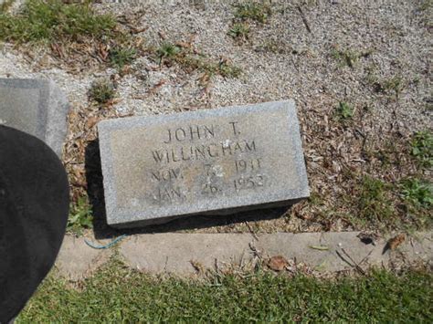 John Thomas Willingham 1911 1952 Find A Grave Memorial