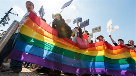 participants attend the tokyo rainbow pride parade in on april 26 2015