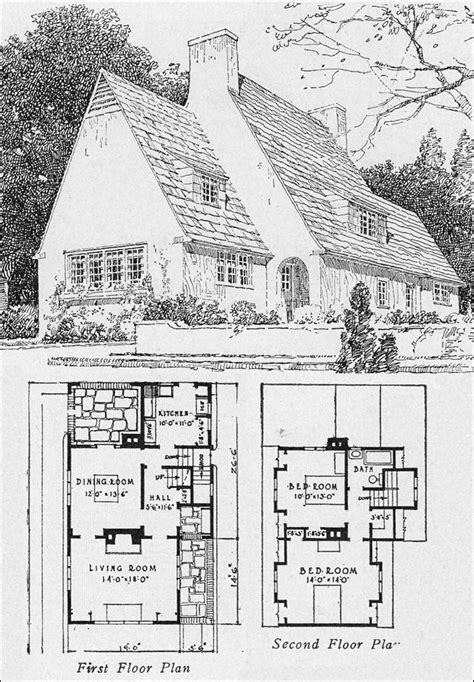 Old English Cottage Style House Plans English Cottage Vintage House