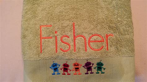 Want to make an unforgettable impression? Custom Embroidered bath towel | Custom embroidery ...