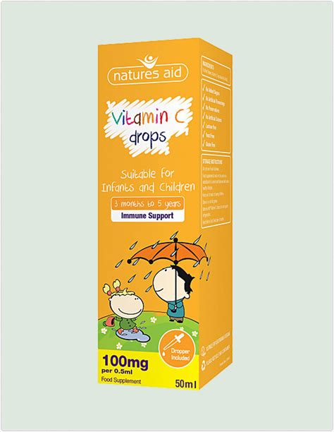 Vitamin C 100mg Drops For Infants And Children 50ml Janna Organic