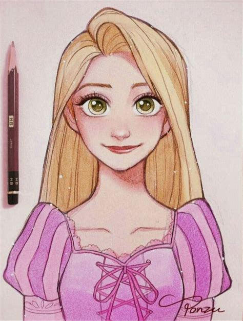 Pin By Disney World On Tangled Disney Drawings Sketches Disney