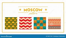 Moskau-Muster vektor abbildung. Illustration von bunt - 78431194