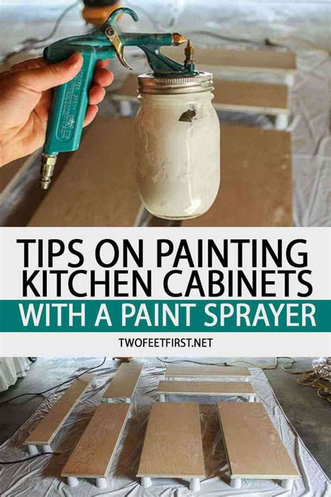 Right now is always a good time to redecorate your house, and if your old kitchen. Tips on Painting Kitchen Cabinets with a Paint Sprayer ...