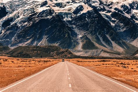 Road To The Mountains High Quality Nature Stock Photos Creative Market