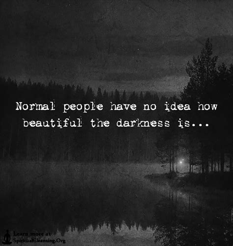 Normal People Have No Idea How Beautiful The Darkness Is