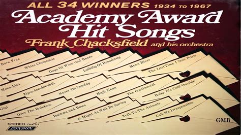 This video presents the top 20 worldwide hits from the 1980s, according to mediatraffic. Frank Chacksfield & His Orchestra Academy Award Hit Songs (1969) GMB - YouTube