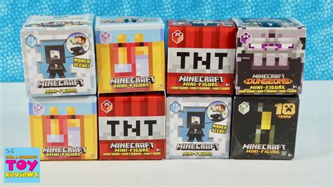 Minecraft Mini Figure Blind Box Series Opening Unboxing Review