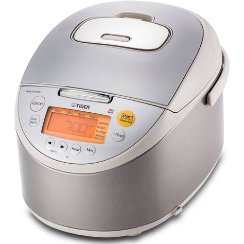 Tiger Induction Heating Rice Cooker Stainless Steel Cups Walmart Com