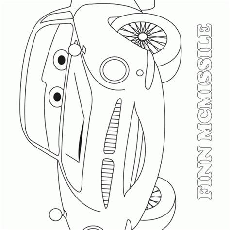 850 x 517 jpg pixel. cars 2 coloring pages finn mcmissile | Coloring pages ...