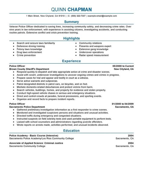 Policy and procedure documentation and guidelines. Best Police Officer Resume Example | LiveCareer