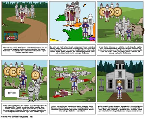 Battle Of Hastings Storyboard By 157899
