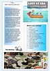 Lost at Sea (A Survival Game) - English ESL Worksheets | Survival games ...